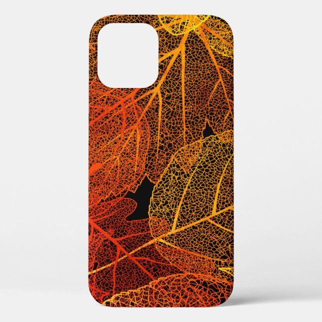 Coques Case-Mate iPhone Feuilles automne élégantes (Verso)