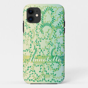 Coque iPhone 11 Feuilles dansants