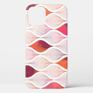 Case-Mate iPhone Case Feuilles d'aquarelle modernes, motif sans couture.