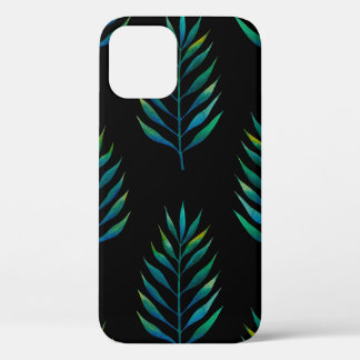 Case-Mate iPhone Case Feuilles d'aquarelle verte sur un arrière - plan n