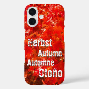 Coques iPhone 16 Feuilles d'automne