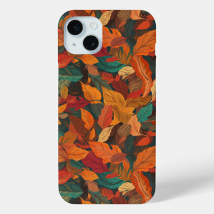 Coque iPhone 15 Mini Feuilles d'automne colorées