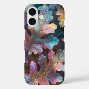 Coques iPhone 16 Feuilles d'automne colorées magiques, création art