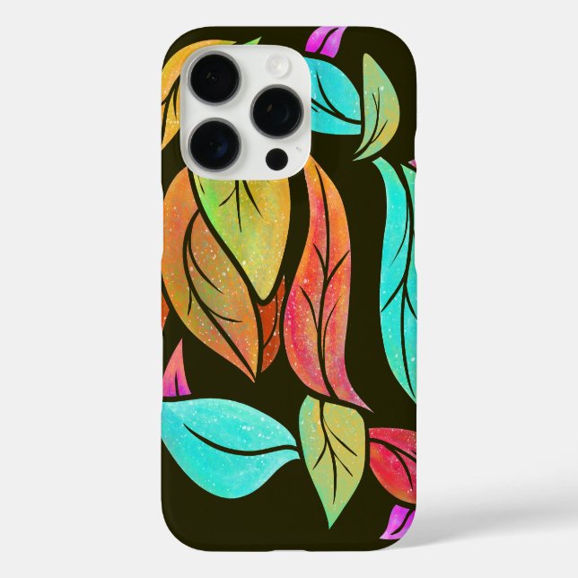 Coques Case-Mate iPhone Feuilles d'automne motif (Verso)
