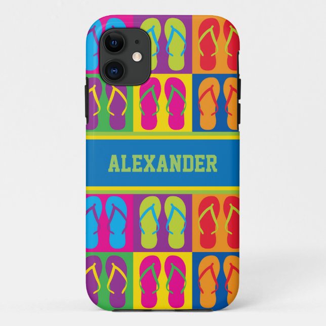 Coques Case-Mate iPhone Feuilles de feuillets d'art pop (Dos)
