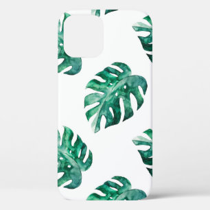 Case-Mate iPhone Case Feuilles de Monstera. Motif d'illustration tropica