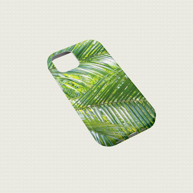 Coques Case-Mate iPhone Feuilles de palmiers tropicaux (Créateur téléchargé)