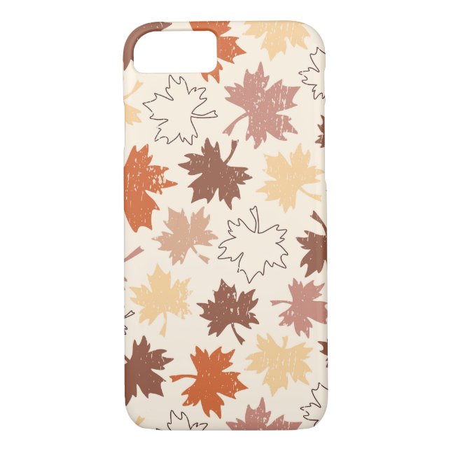 Coques Case-Mate iPhone Feuilles d'érable d'automne, modèle floral d'autom (Dos)