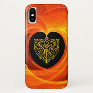 Coque Case-Mate Pour iPhone FEUILLES D'OR, jaune orange noir