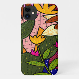 Case-Mate iPhone Case Feuilles et fleurs tropicales abstraites