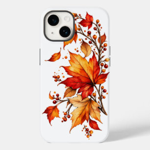 Coque Pour iPhone 14 Feuilles tombent