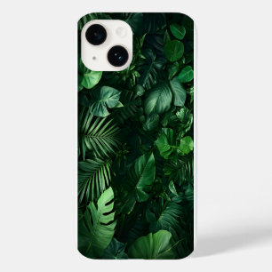 Coque Pour iPhone 14 Feuilles tropicaux verdoyants
