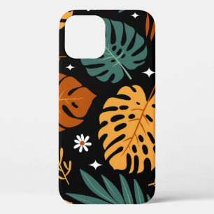 Case-Mate iPhone Case Feuilles tropicaux : Vintage foncé sans couture.