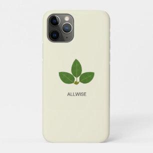 Case-Mate iPhone Case Feuilles verts modernes sur l'ivoire