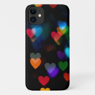 Case-Mate iPhone Case feux de bokee cardiaque sur noir