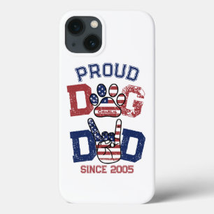 Case-Mate iPhone Case Fier American USA Pet Dog Papa Lover US Drapeau Ca