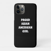 Fier Asiatique Américaine Fille, noir blanc