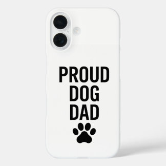 Coques iPhone 16 Fier chien papa - Drôle animal de compagnie Lover 