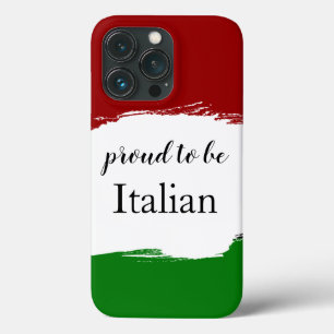 Case-Mate iPhone Case Fier d'être italien patriotique