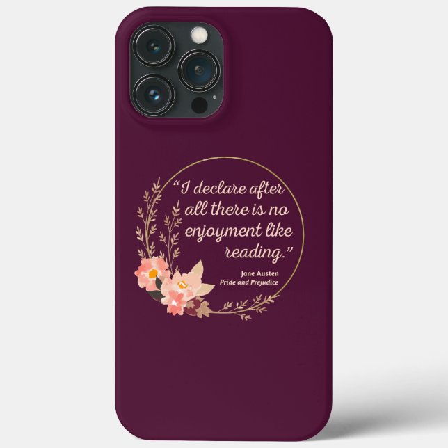 Coques Case-Mate iPhone Fierté et préjugé Citation III - Style mignon (Verso)
