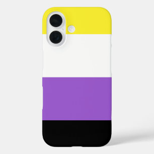 Coques iPhone 16 Fierté non binaire