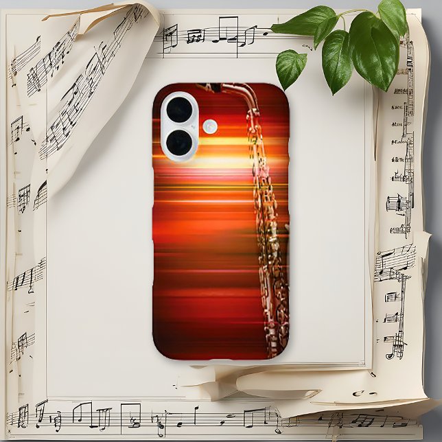 Coques Case-Mate iPhone Fiery Jazz Saxophone (Créateur téléchargé)
