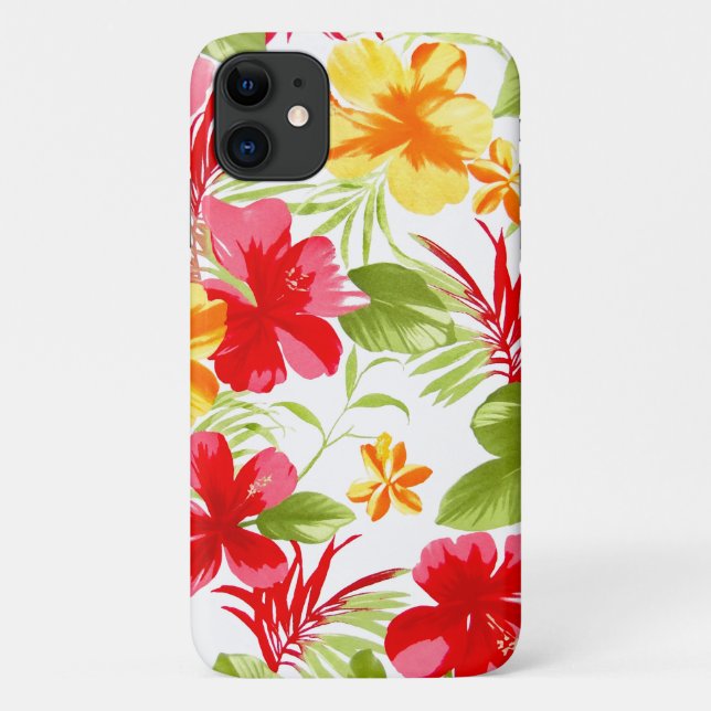 Coques Case-Mate iPhone Fiesta florale de l'Hibiscus (Dos)