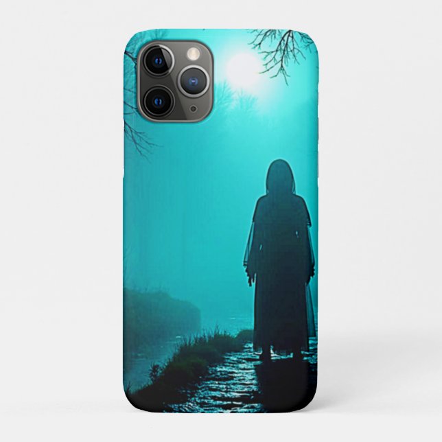 Coques Case-Mate iPhone Figure de fantôme dans Haunted Woods Design (Dos)
