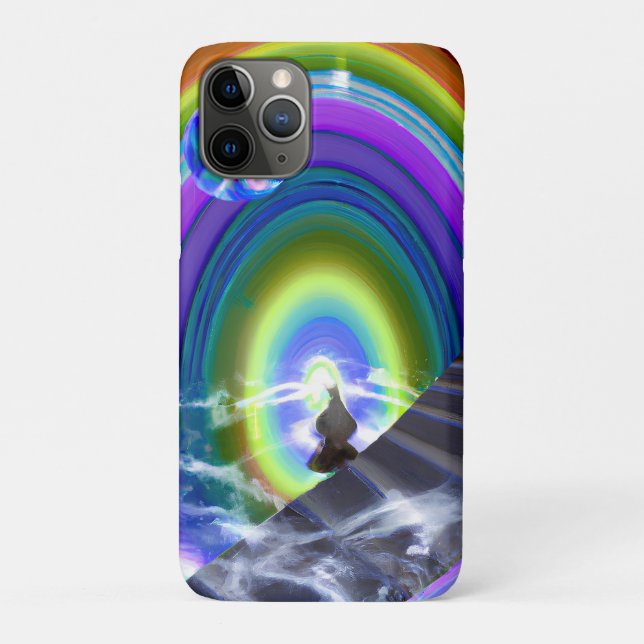 Coques Case-Mate iPhone Figure de mystère au Stargate interdimensionnel (Dos)