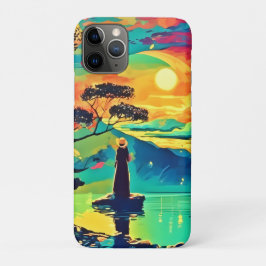 Case-Mate iPhone Case Figure militaire au coucher du soleil