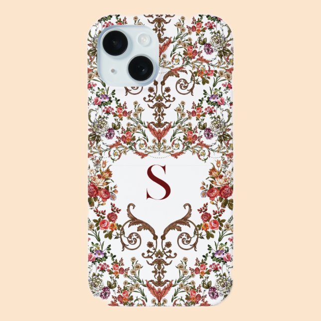 Coques Case-Mate iPhone Filige floral antique (Créateur téléchargé)