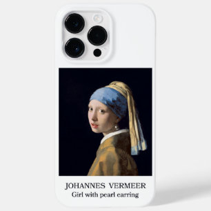 Coque Pour Pour iPhone 14 Pro Max Fille avec perle à oreille 1665 Johannes Vermeer