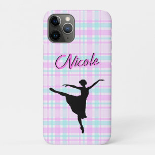 Case-Mate iPhone Case Fille Ballerina Ballroom Danse Plaid Pastel