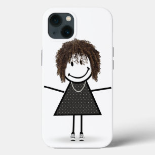 Case-Mate iPhone Case Fille Bâton en Baskets avec Cheveux