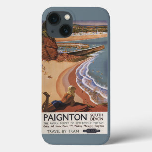 iPhone 13 Coque Fille britannique de chemins de fer regardant