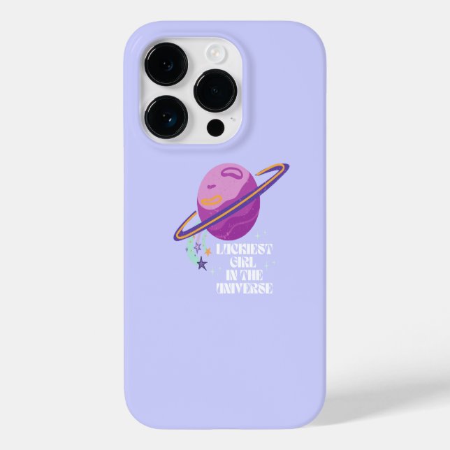Coques Case-Mate iPhone Fille chanceuse, Fille chanceuse, Lucky, Affirmati (Verso)