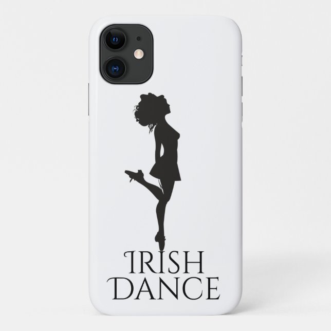 Coques Case-Mate iPhone Fille Danseur irlandais hard Chaussure noir et bla (Dos)