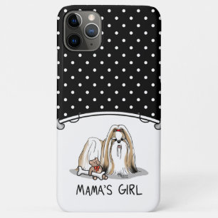 Case-Mate iPhone Case Fille de maman Chih Tzu (blanc tan) Chien Maman mi