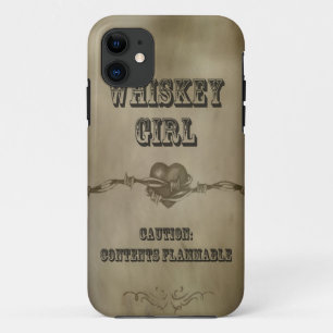 Coque Case-Mate Pour iPhone Fille de whiskey - précaution ! Cas de téléphone