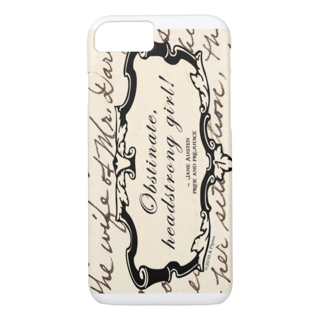 Coques Case-Mate iPhone Fille entêtée obstinée (Dos)