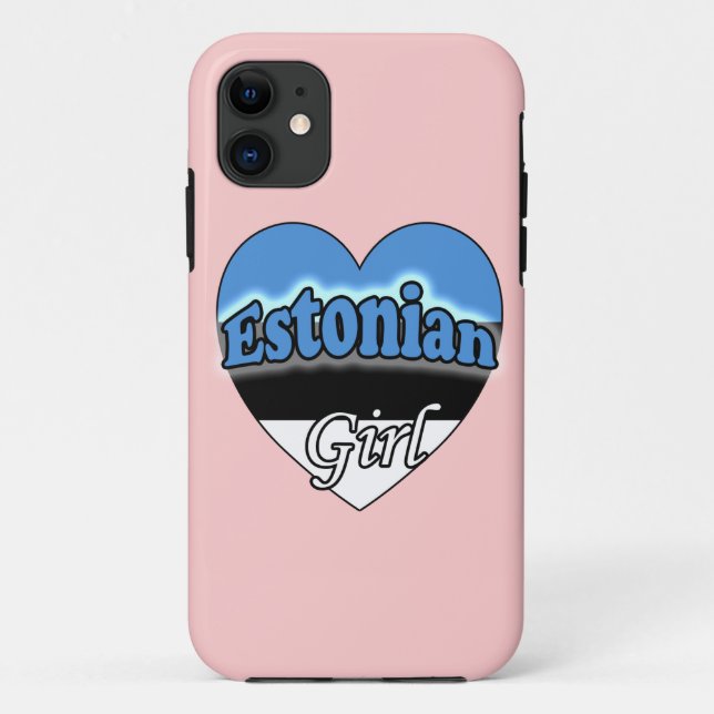 Coques Case-Mate iPhone Fille estonienne (Dos)