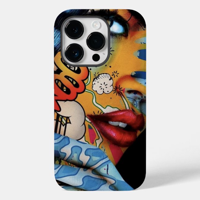 Coques Case-Mate iPhone fille graffiti (Verso)