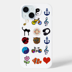 Coque Pour iPhone 15 Fille motif femme design