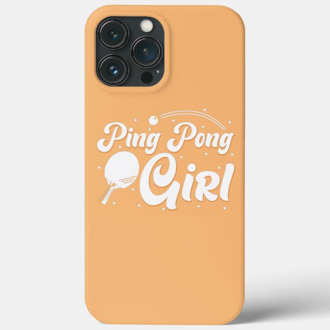 Coques Case-Mate iPhone Fille Ping Pong  (Verso)