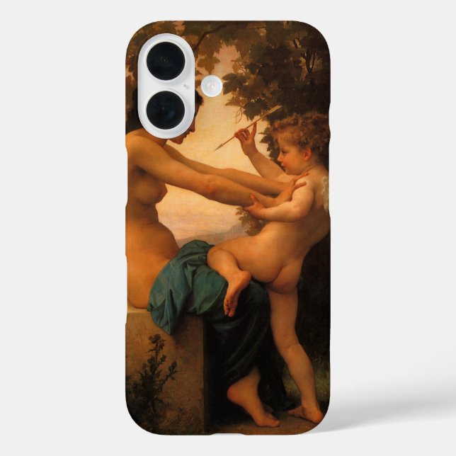 Coques Case-Mate iPhone Fille se défendant contre la cupidité par Bouguere (Verso)