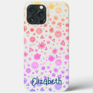 Case-Mate iPhone Case Fille Sourit Coloré Nom du Motif Inspirivity