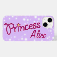Filles nommées princesse étoile lilas mauve