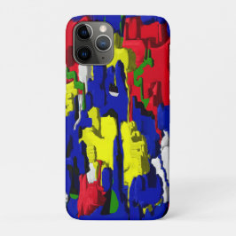 Case-Mate iPhone Case fissures en bleu, abstraite