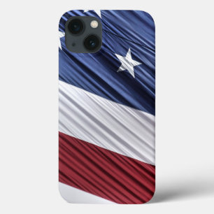 iPhone 13 Case Flag patriotique américain rouge, blanc et bleu