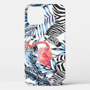 Case-Mate iPhone Case Flair tropical : Flamant rose Zebra Paradise